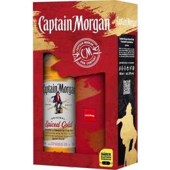 Captain Morgan Original Spiced Gold + Reproduktor 35% 0,7 l (dárkové balení reproduktor)