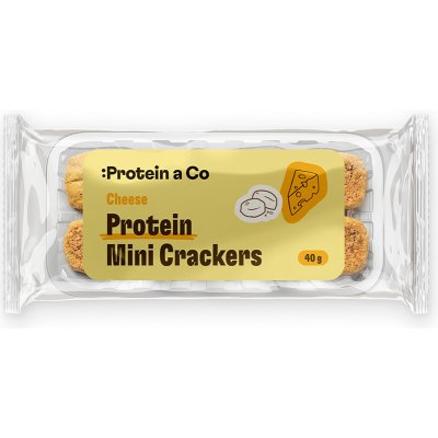 ProteinaCo Proteinové sýrové krekry 40 g – Zboží Mobilmania
