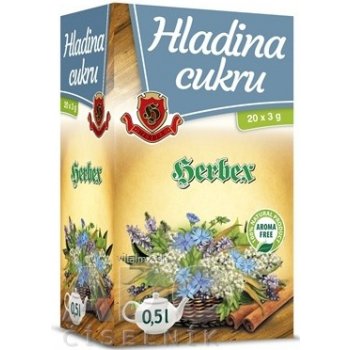 Herbex Hladina cukru 20 x 3 g
