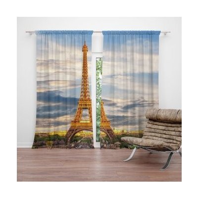 Sablio Závěs Eiffel Tower 3: 2ks 140x250cm – Hledejceny.cz