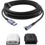 Kiwi Design 5M Link Cable with Cable Clip QL105 Meta Quest 2 Black – Sleviste.cz