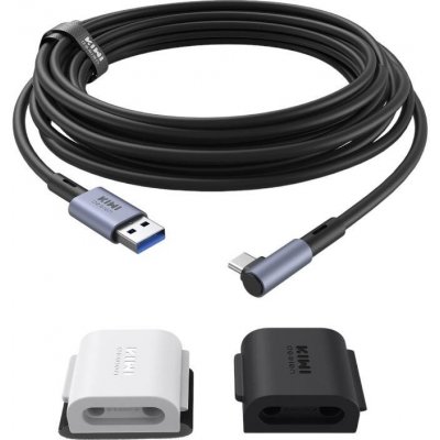 Kiwi Design 5M Link Cable with Cable Clip QL105 Meta Quest 2 Black – Zboží Živě