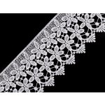 Vzdušná krajka šíře 85 mm Varianta: 1 bílá, Balení: 1 m – Zboží Dáma