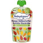Babydream Bio kapsička mango, batáty, mrkev, tuřín 100 g – Sleviste.cz