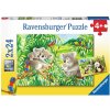 Puzzle Ravensburger Koaly a pandy 2 x 24 dílků