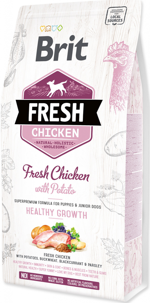 Brit Fresh Chicken with Potato Puppy Healthy Growth 2,25 kg