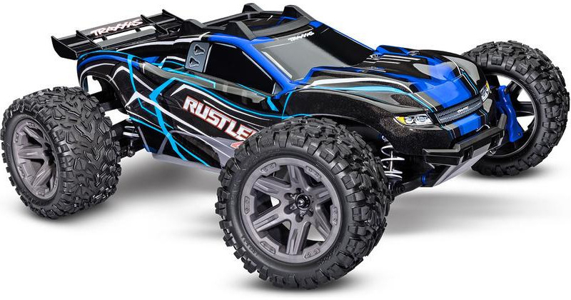 Traxxas Rustler 2BL 4WD RTR modrý TRA67164-4-BLUE 1:10