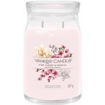 Yankee Candle Signature Pink Cherry & Vanilla 567 g – Zboží Dáma