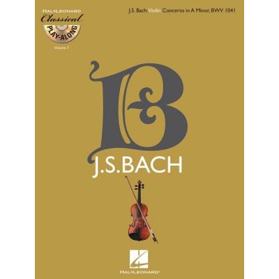 Johann Sebastian Bach Violin Concerto in A Minor, BWV 1041 noty na housle + audio – Hledejceny.cz