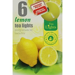 Admit Tea Lights Lemon 6 ks