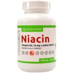 Nutri House Vitamin B3 Niacin 500 tablet – Hledejceny.cz