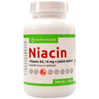 Nutrihouse Vitamin B3 Niacin 500 tablet – Hledejceny.cz