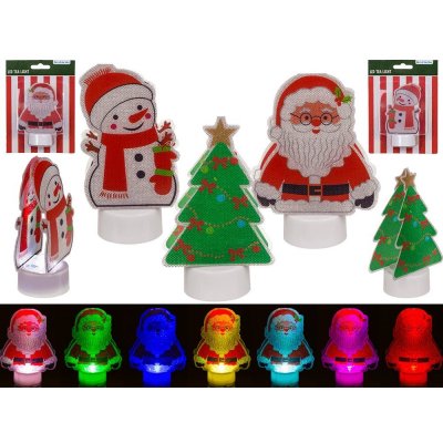 Popron.cz LED čajová svíčka měnící barvu, vánoční – Zboží Mobilmania