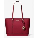 Michael Kors dámská kožená kabelka Jet Set Travel Small vínová – Hledejceny.cz