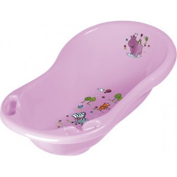 Prima Baby Dětská vanička Hippo 84 cm fialová