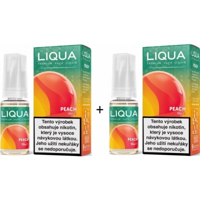 Ritchy Liqua Elements Peach 10 ml 12 mg – Zboží Mobilmania