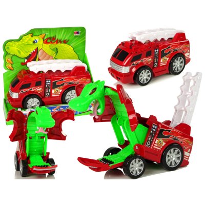 LEANToys Transformers auto Hasiči-drak