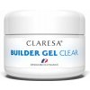 UV gel Claresa Builder Gel Clear podkladový gel na nehty stavební bezbarvý 30 ml