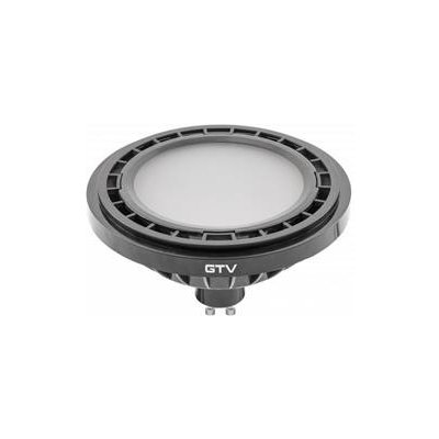 GTV LED, A-G, ES111, 4000K, GU10, 12,5W, AC220-240V, 120°, 1250lm, 109mA, černá