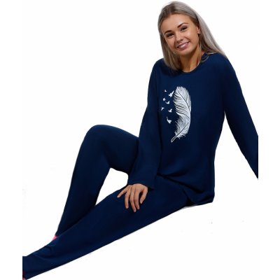 Tmavě modré pro plnoštíhlé ženy či dívky PTAČÍ PÍRKO 7XL 1B1908 modrá – Hledejceny.cz