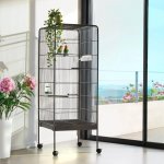 TecTake 401004 voliéra 146 cm antracit – Zboží Dáma