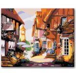 Zuty Malování podle čísel DOMY ZDOBENÉ KVĚTINAMI – Zboží Mobilmania