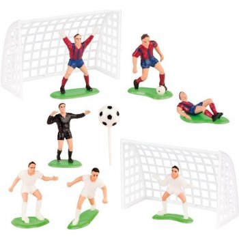 Fotbalové figurky 10ks, 5-6,5cm Dekora