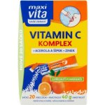 Maxi Vita Vitamin C komplex, acerola, šípek a zinek 20 sáčků – Hledejceny.cz