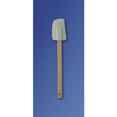 Plastimex stěrka kuch. 27,5cm, 9x5cm, gum. bílá, dř.rukoj. – Hledejceny.cz