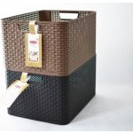 CURVER 205850 Úložný košík STYLE BOX - L - hnědý (03616-210) – Sleviste.cz