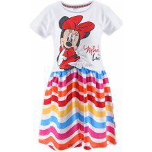 Disney Minnie Happy Generation dívčí šaty bílé