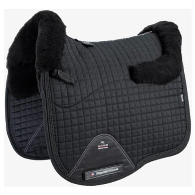 Premier Equine Podsedlová podložka s beránkem černá – Zboží Mobilmania