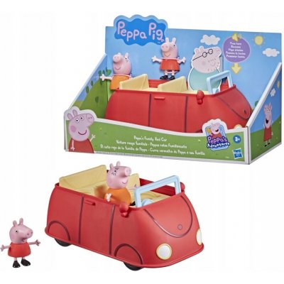 Hasbro prasátko Pepa Červené Auto + Figurky F2184 – Hledejceny.cz