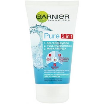 Garnier Pure 3v1 gel peeling a maska 150 ml