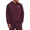 Pánská mikina Under Armour Essential Fleece Dark Maroon/White