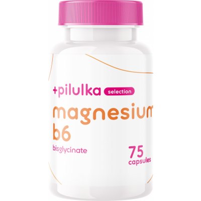 Pilulka Selection Magnesium bisglycinát + B6 75 kapslí