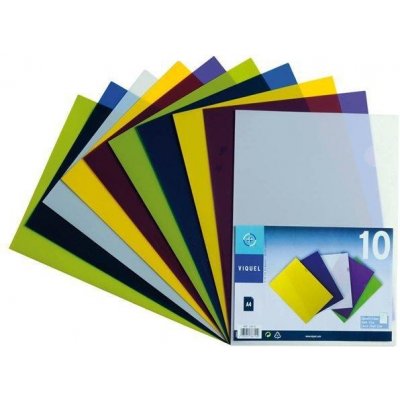 Viquel Obal Trend, mix barev, typ L, A4, 130 micron, VIQUEL ,balení 10 ks 29377