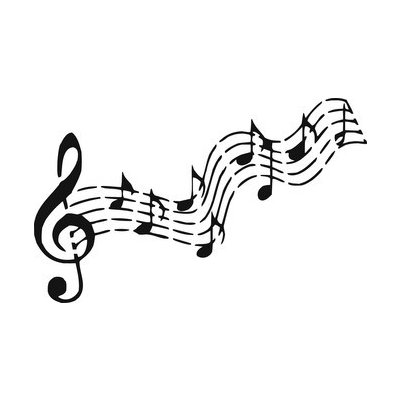 Artemiss Noty plastová šablona 308 E 29x29cm – Zboží Dáma