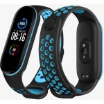 Xiaomi Mi Band 5/6 náhradní náramek Sportovní prodyšný perforovaný černo-tyrkys MBSCZ-5SCETY – Hledejceny.cz