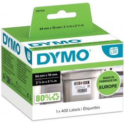 Dymo LabelWriter 2187329, 70 x 54mm, 400ks, štítky potravinářské