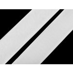 Suchý zip háček + plyš samolepicí šíře 30 mm Varianta: bílá, Balení: 1 m – Sleviste.cz