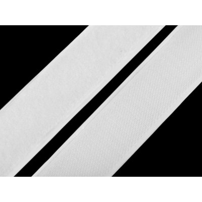 Suchý zip háček + plyš samolepicí šíře 30 mm Varianta: bílá, Balení: 1 m – Sleviste.cz