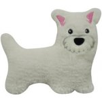 plyšový hřejivý polštář West bílý teriér 17 cm – Zbozi.Blesk.cz