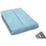 PINO Napínací prostěradlo s otvorem na obličej ledově modré 195x65 – Zboží Mobilmania