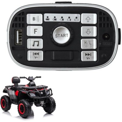 mamido Hudební panel pro elektrické vozidlo S615 24 V s USB portem – Zboží Dáma