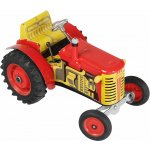 Kovap Traktor Zetor červený na klíček kov 14cm v krabičce 1:25 – Zboží Dáma