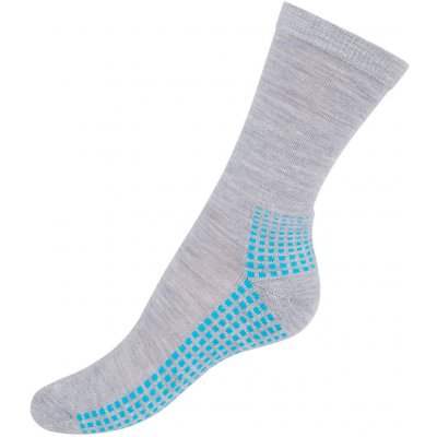 SAFA dámské merino ponožky s vlněným froté a vzorem na podrážce