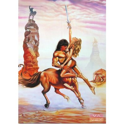 Vavex, Plakát 3147, Bájný Kentaur a dívka, rozměr 98 x 68 cm – Zboží Mobilmania