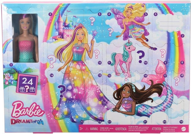 Mattel Barbie Adventní kalendář Dreamtopia 2020 od 849 Kč - Heureka.cz