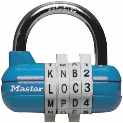 Master Lock 1534EURD modrý – Zboží Mobilmania